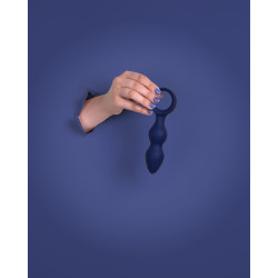  Loveline Plug Teardrop Baltic M 10.5 x 3.5cm Bleu
